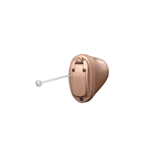 Oticon_Own_IIC_Right_C001BeigeShell_C001BeigeFP_Bat10_Angled_900x900px_Original file